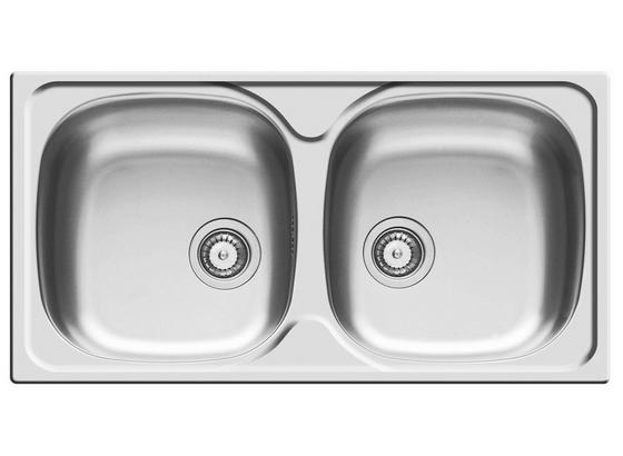 Spüle E78 - Edelstahlfarben, MODERN, Metall (78/43,5cm) Spüle E78 - Edelstahlfarben, MODERN, Metall (78/43,5cm)