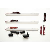 Einlegebodenbeleuchtung 3er Set Meran 8,7 W Led - Silberfarben/Weiß, Design, Kunststoff (30/2/2cm) - Livetastic