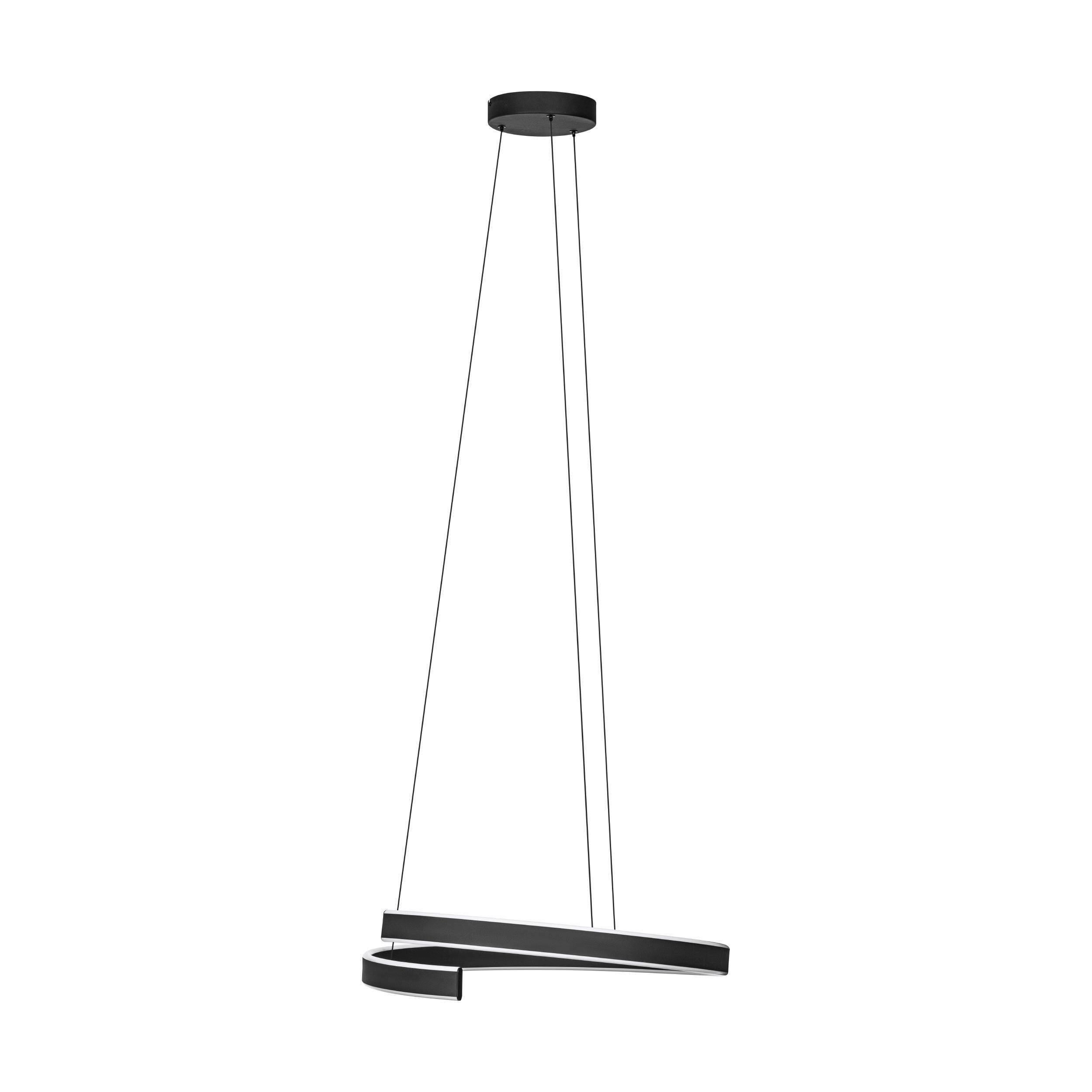 ZÁVESNÉ LED SVIETIDLO ANDABAIA-Z - čierna/biela, Design, kov/plast (60/154cm) - Eglo