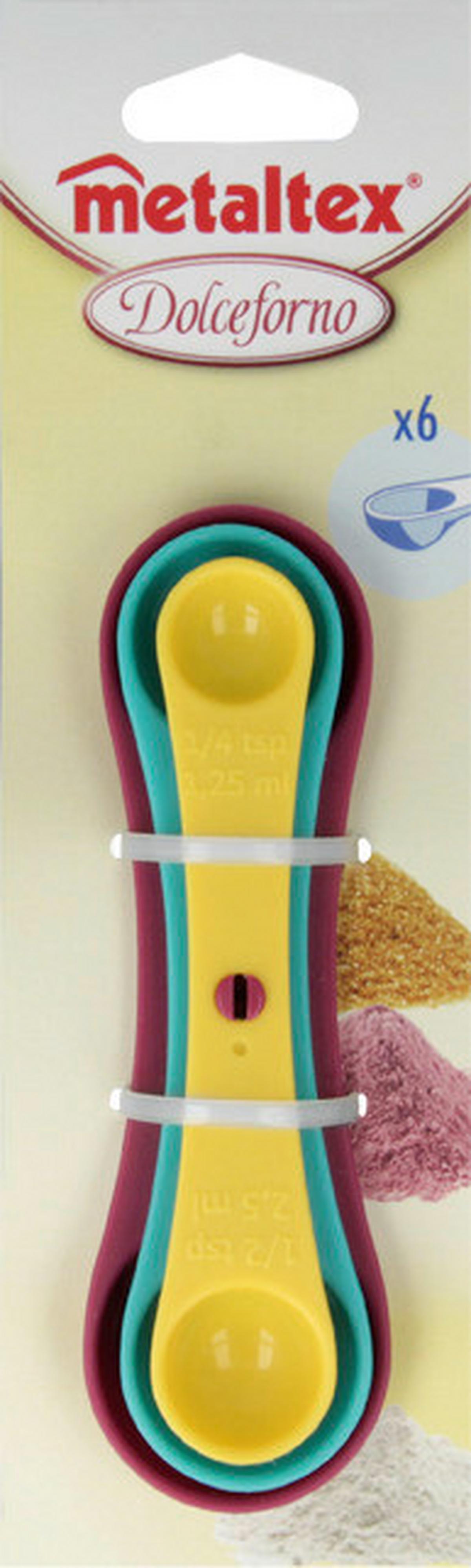 Mérőkanál Készlet 3 Darabos - többszínű, műanyag (4,2/14/0,3cm)