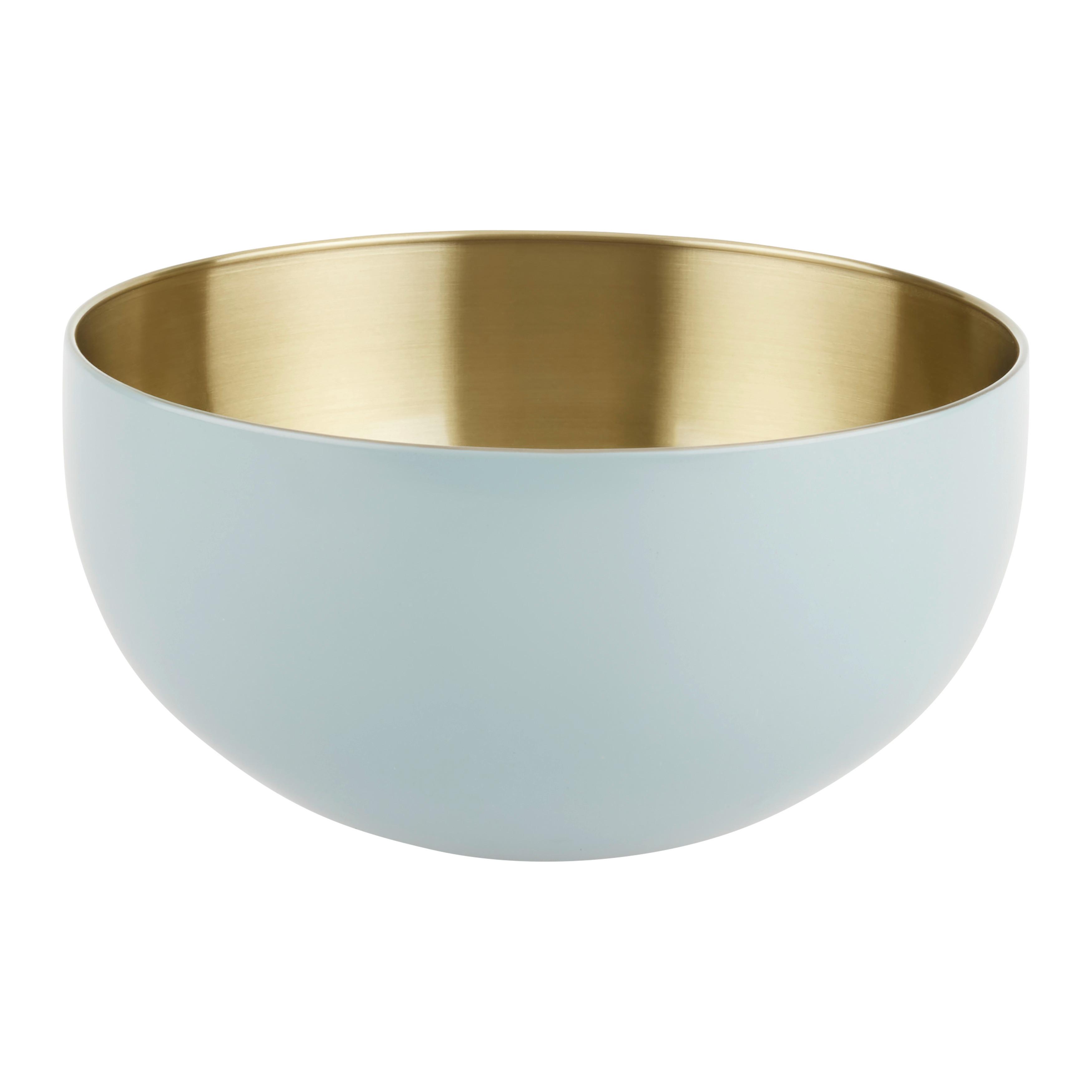 mísa na míchání BETTY -S- - modrá/šampaňská, Moderní, kov (19,2/9,5cm) - Mömax