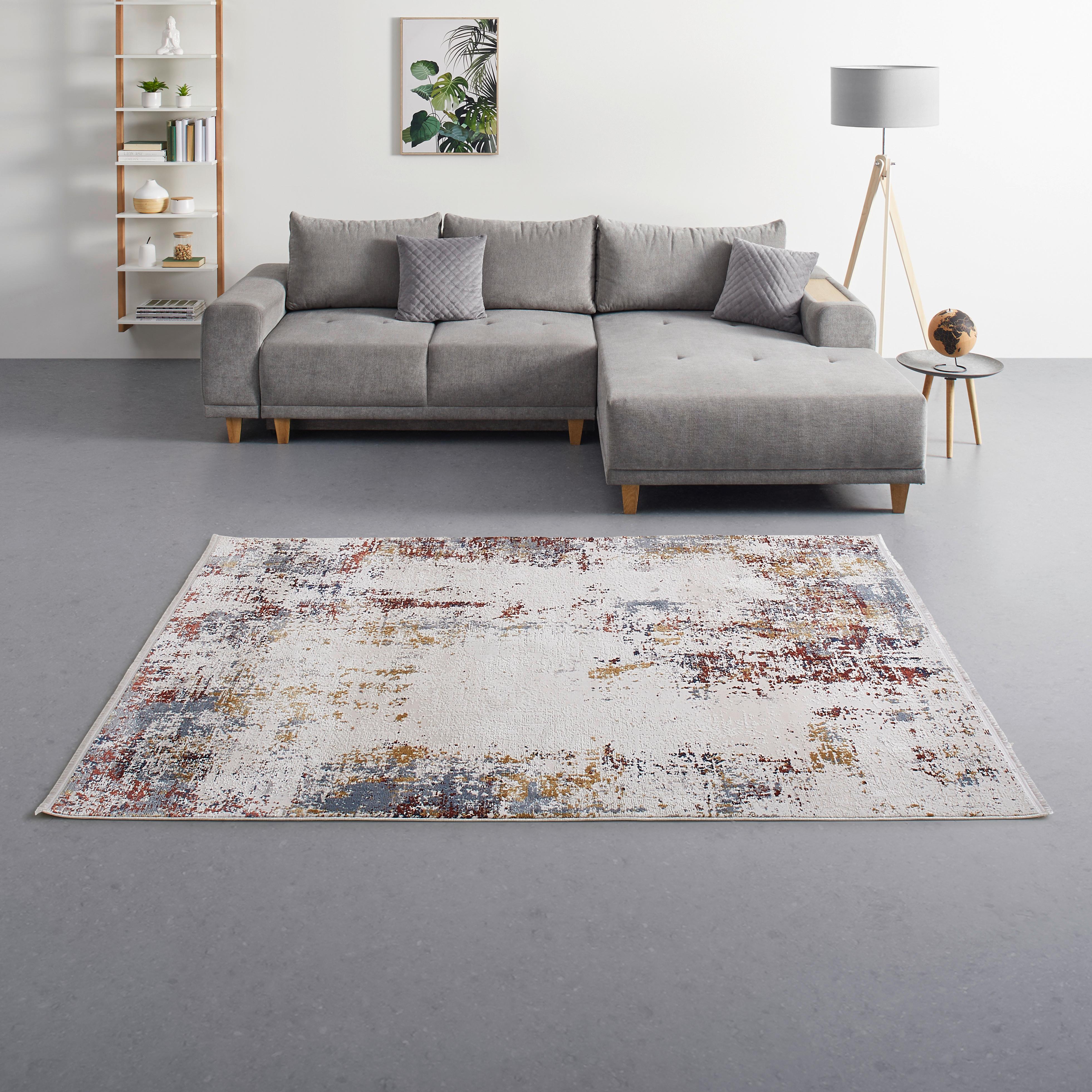 TKANÝ KOBEREC FLORENZ 1 - šedá, Moderní, textil (120/170cm) - Premium Living