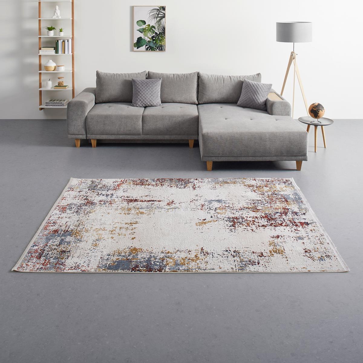 TKANÝ KOBEREC FLORENZ 2 - šedá, Moderní, textil (160/230cm) - Premium Living