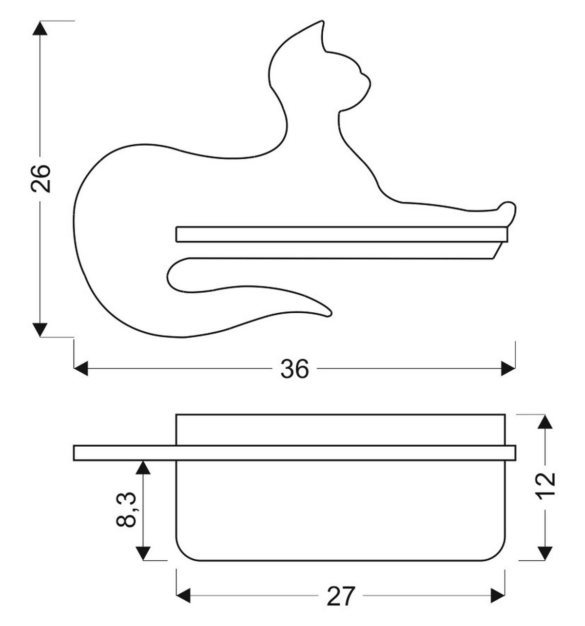 Kinderwandleuchte 21-75642 Cat - Schwarz, Basics, Holz/Holzwerkstoff (36/12/26cm)