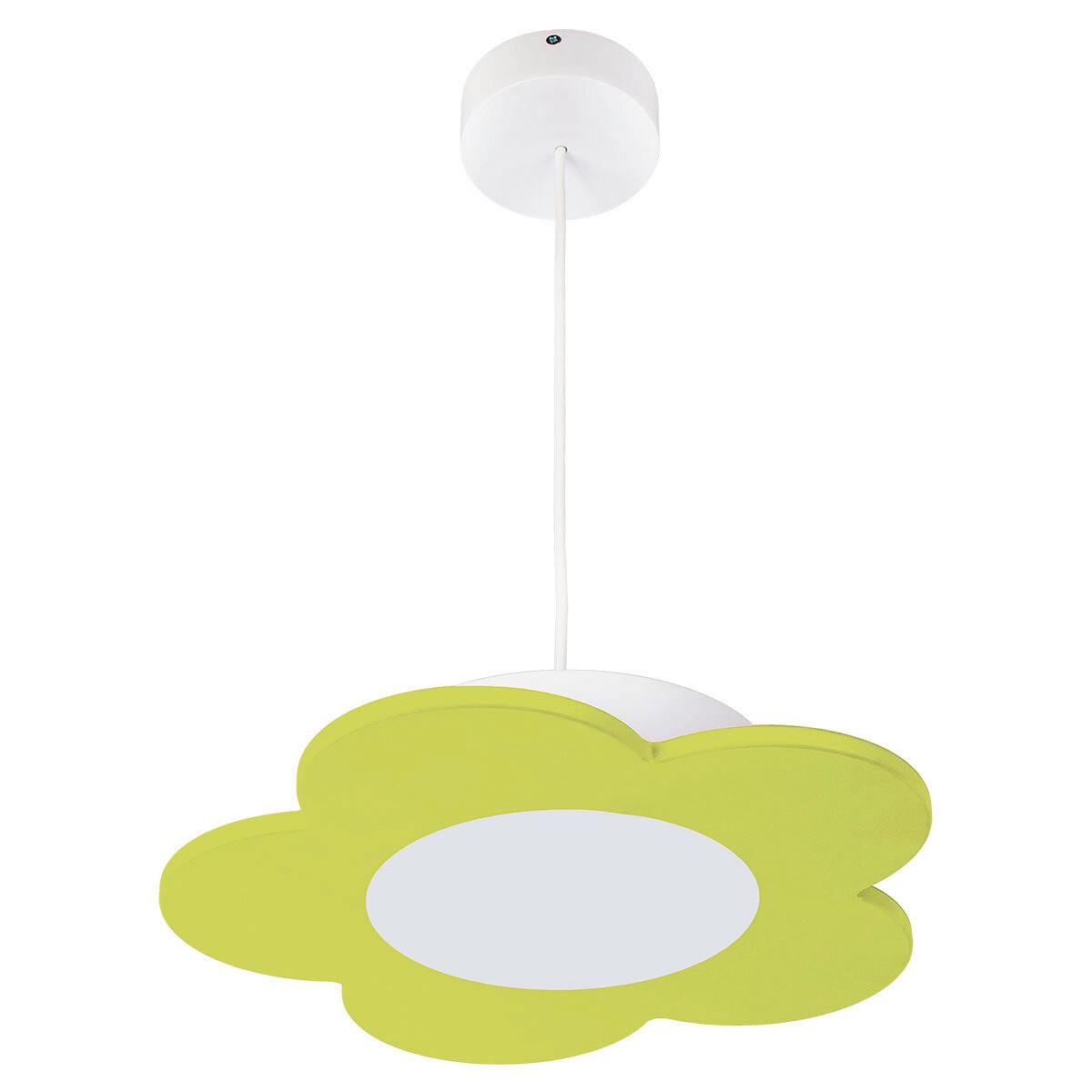 Kinderhängeleuchte 9550125 Fiore Hängel. - Grün - Grün, Basics, Holzwerkstoff/Kunststoff (33/70cm)