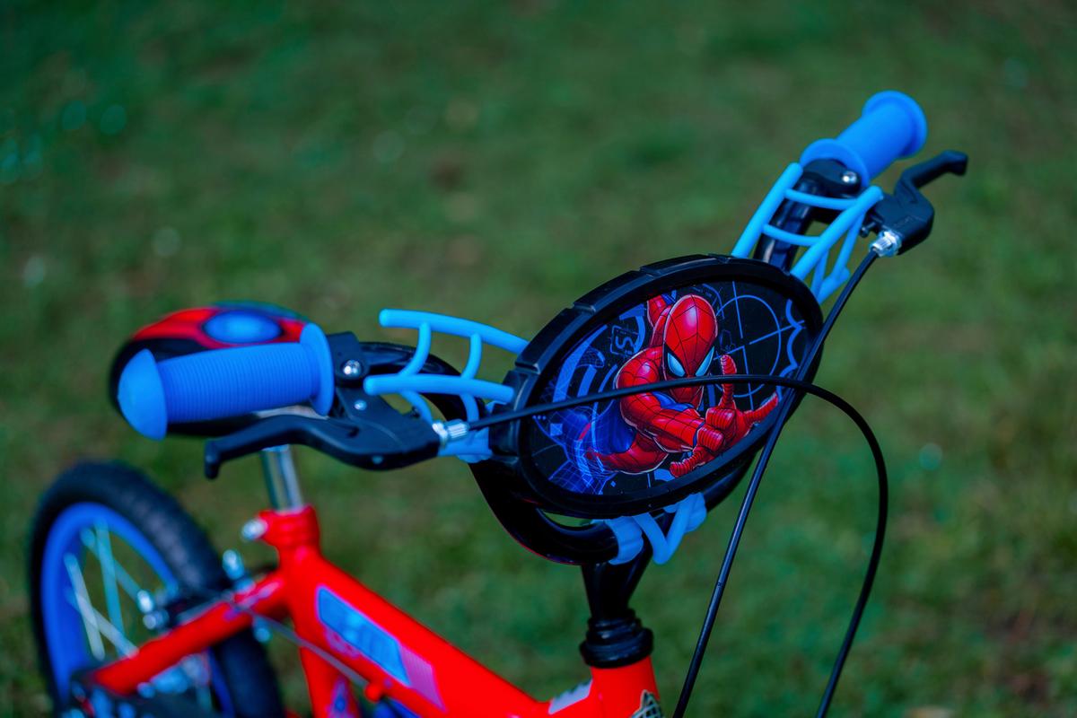 Kinderfahrrad Huffy Spider-Man 16in Bike - Blau/Rot, Basics, Metall (54/86/112cm)