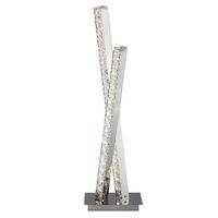 LED-Tischleuchte Eu2111cc - Chromfarben, Design, Glas/Metall (10/16/56cm)
