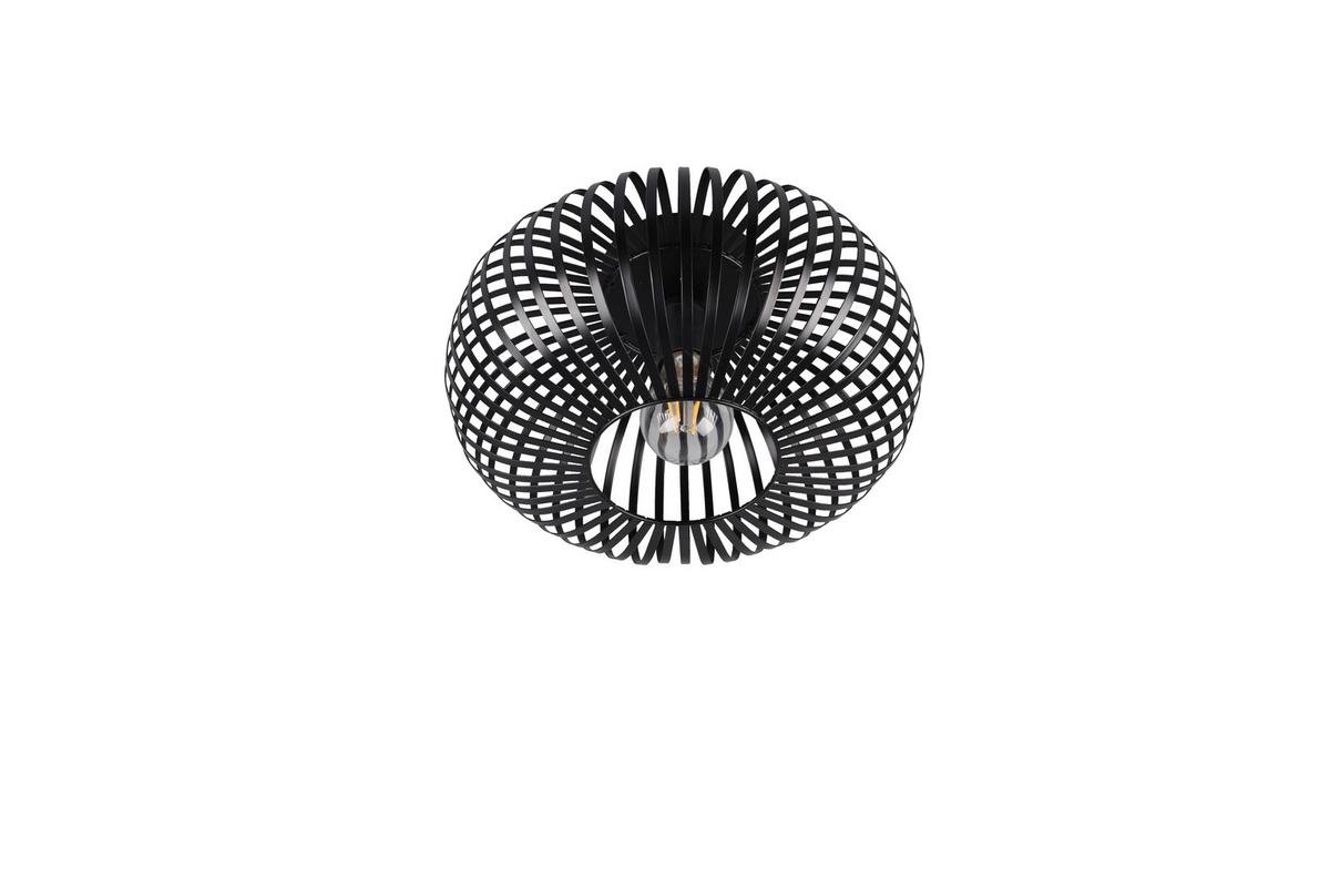 Deckenleuchte Ø 30 Cm 1-Flammig Mit Metallschirm - Schwarz, Design, Metall (30/18cm) - Trio Leuchten