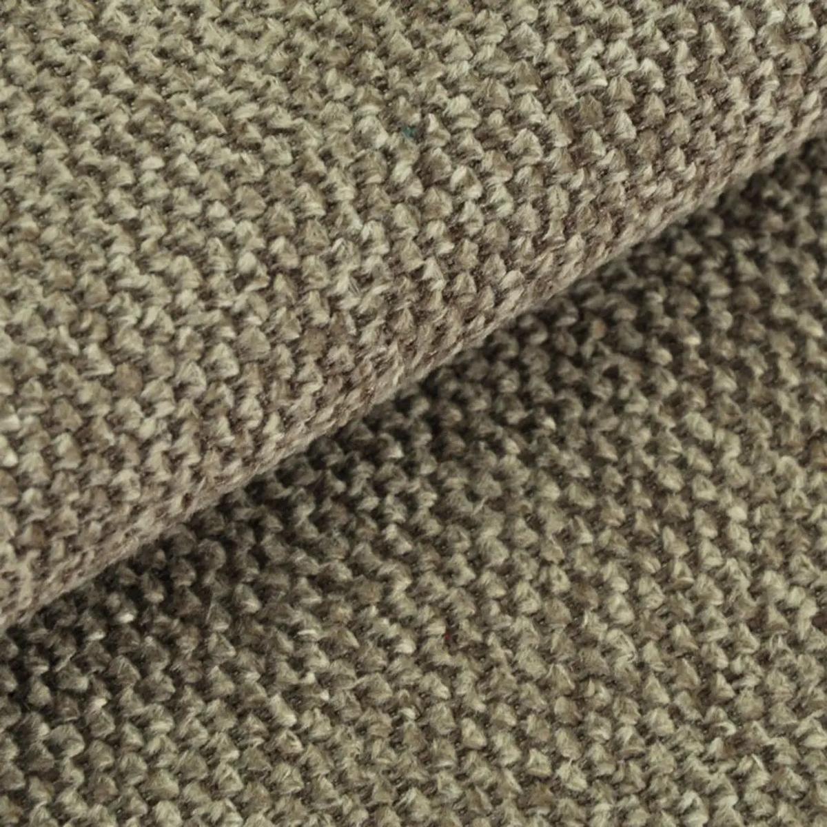 Wohnlandschaft Sofia - Taupe/Chromfarben, Design, Holzwerkstoff/Textil (192/308/192cm) - P & B