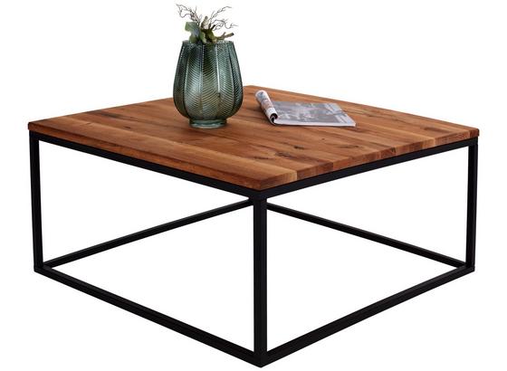 Konferenčný Stolík Villach - farby dubu/čierna, Moderný, kov/drevo (85/40/85cm) Konferenčný Stolík Villach - farby dubu/čierna, Moderný, kov/drevo (85/40/85cm)