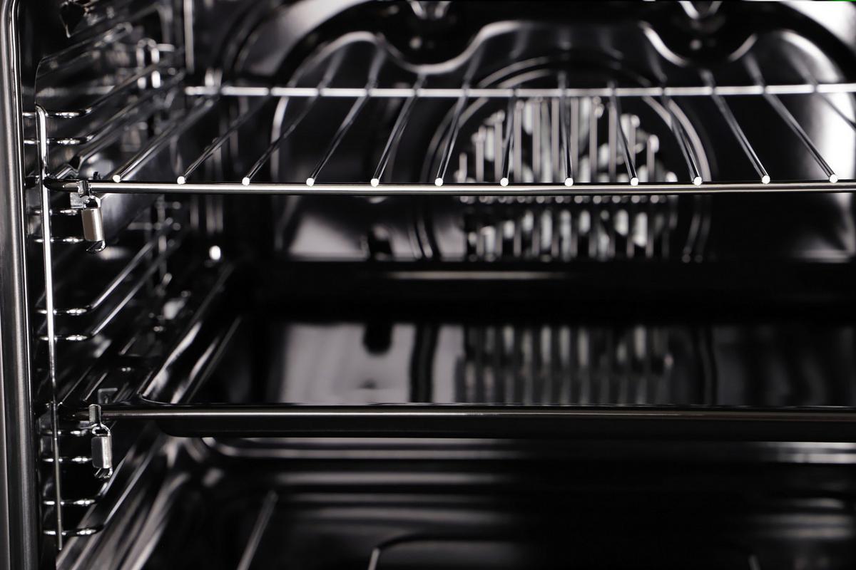 EINBAUBACKOFEN Schwarz B: 59,4cm - Schwarz, Trend, Glas/Metall (59,4/59,5/52,1cm) - Respekta