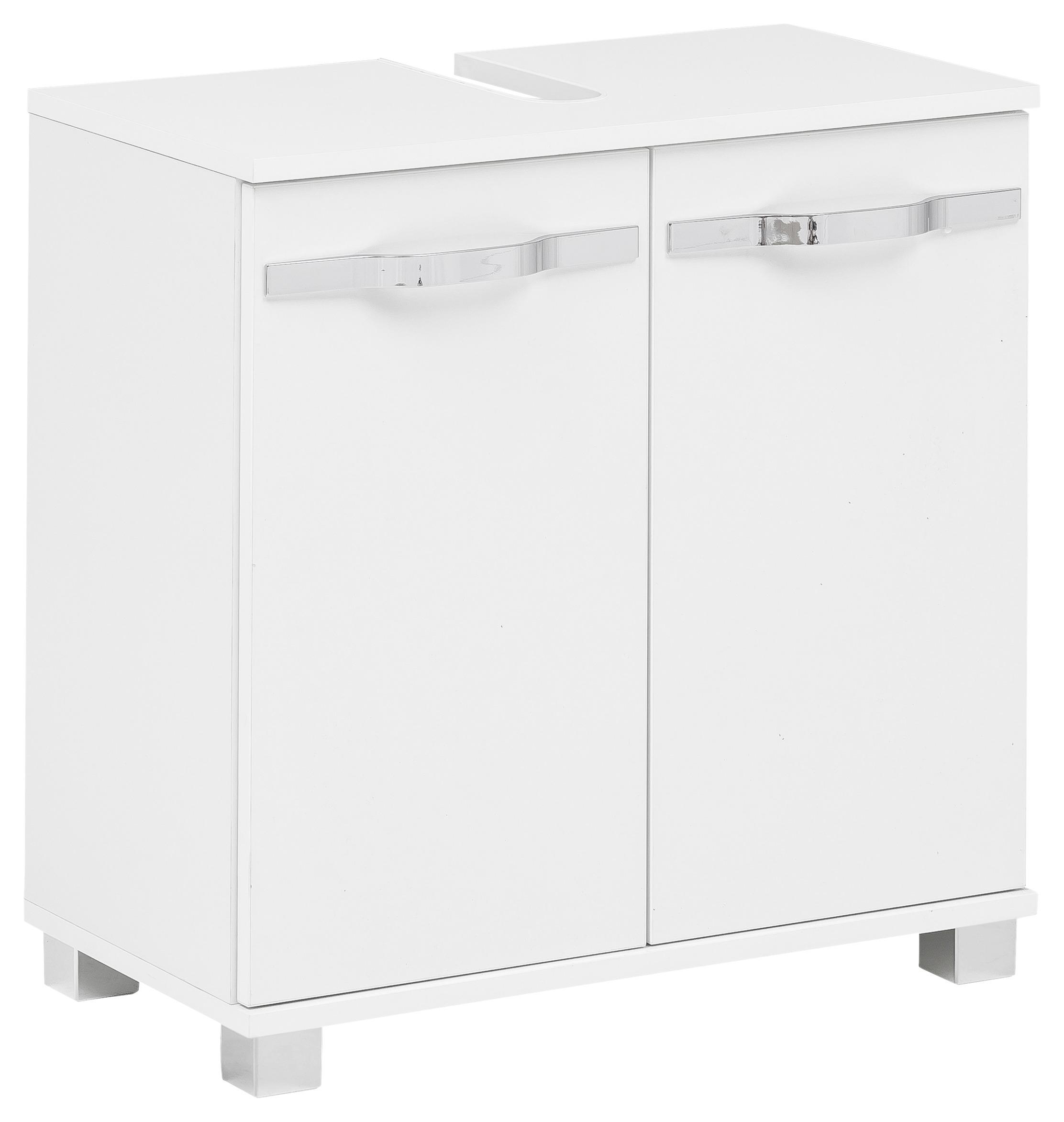 Waschbeckenunterschrank in Weiß fürs Badezimmer