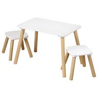 KINDERSITZGRUPPE Kiefer/Weiß B: 38cm - Weiß/Kieferfarben, Basics, Holz/Holzwerkstoff (38/43,5/58cm) - Kesper