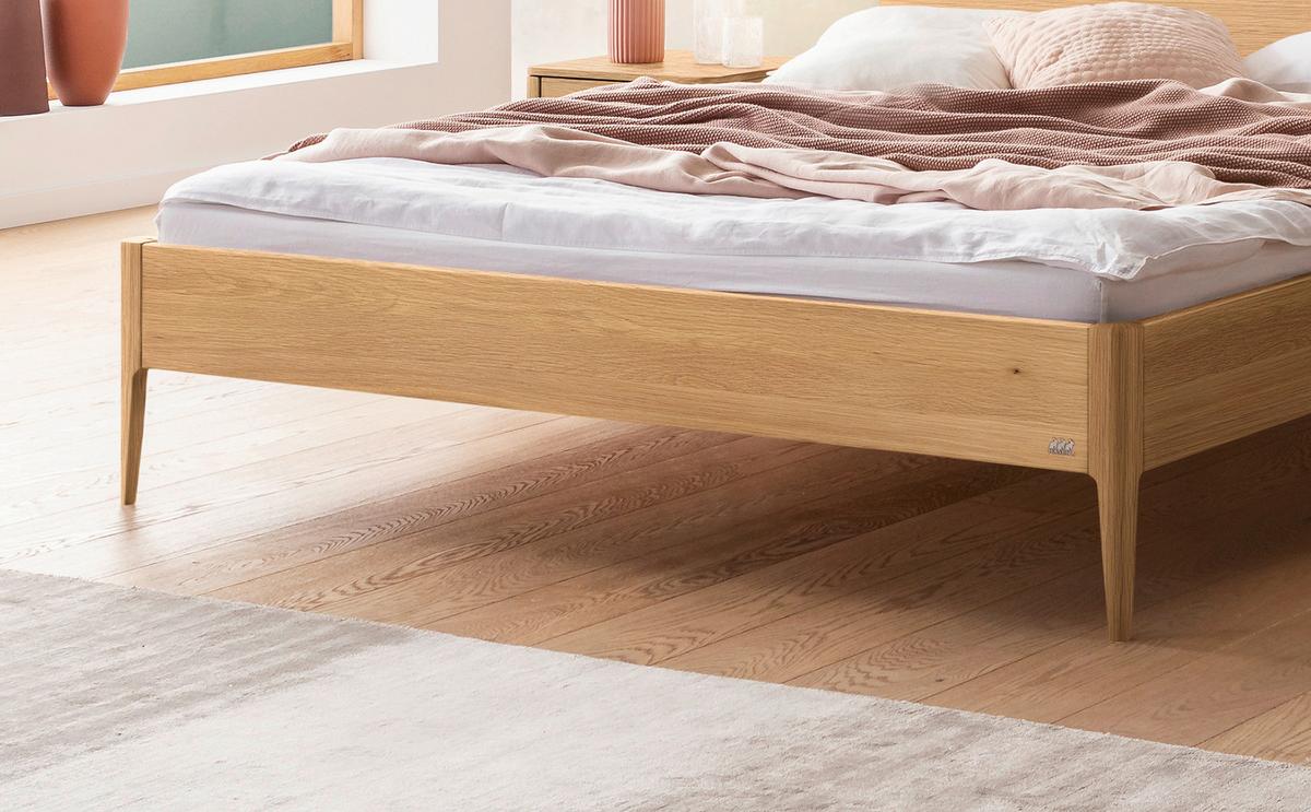 Bett Spezia Eichefarben Lf: 140x200 Cm - Eichefarben, KONVENTIONELL, Holz (140/200cm) - Hasena