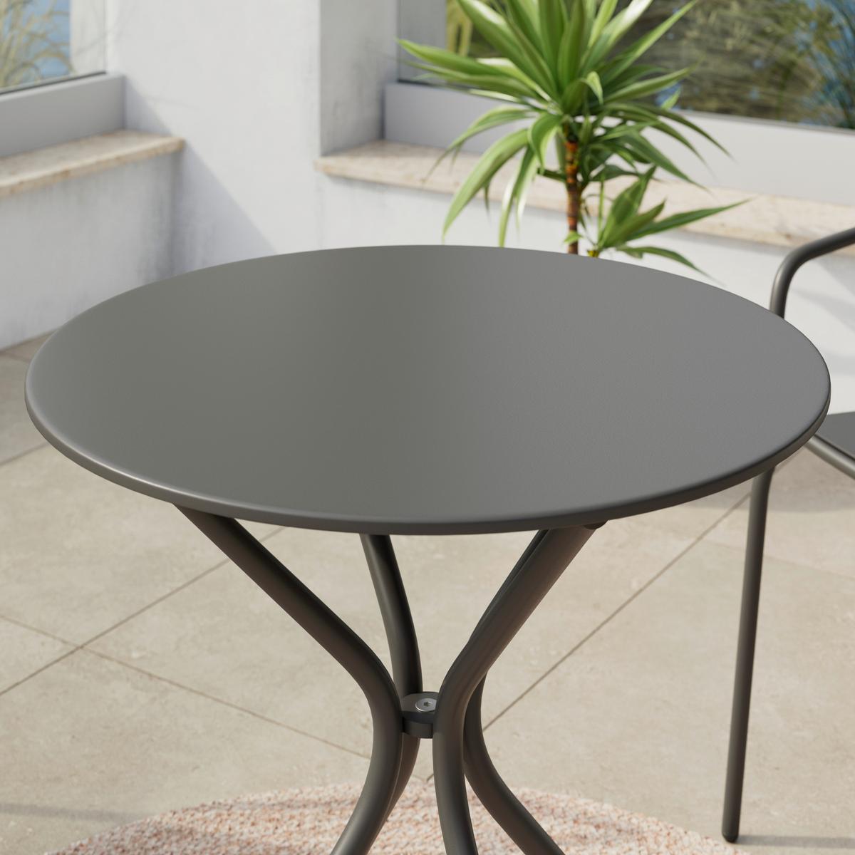 SADA NA BALKON ROSE - antracitová, Moderní, kov - Mömax