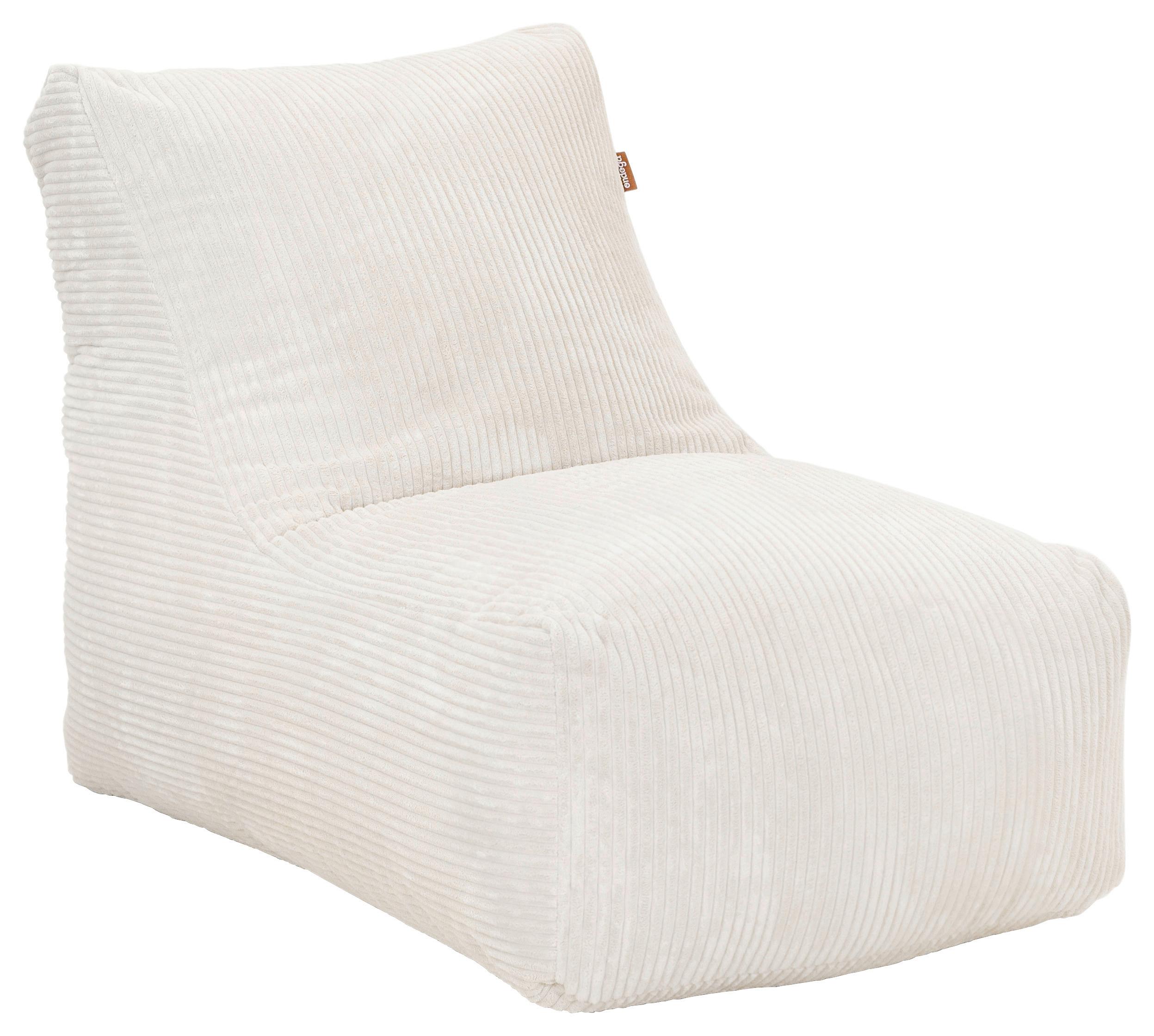Sitzsack Luno Cord beige, Indoor, B: 70cm - Beige, Basics, Textil (70/70/100cm)