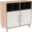 Komód Box - Tölgyfa/Fehér, modern, Faalapú anyag (98/85/40cm) Komód Box - Tölgyfa/Fehér, modern, Faalapú anyag (98/85/40cm)