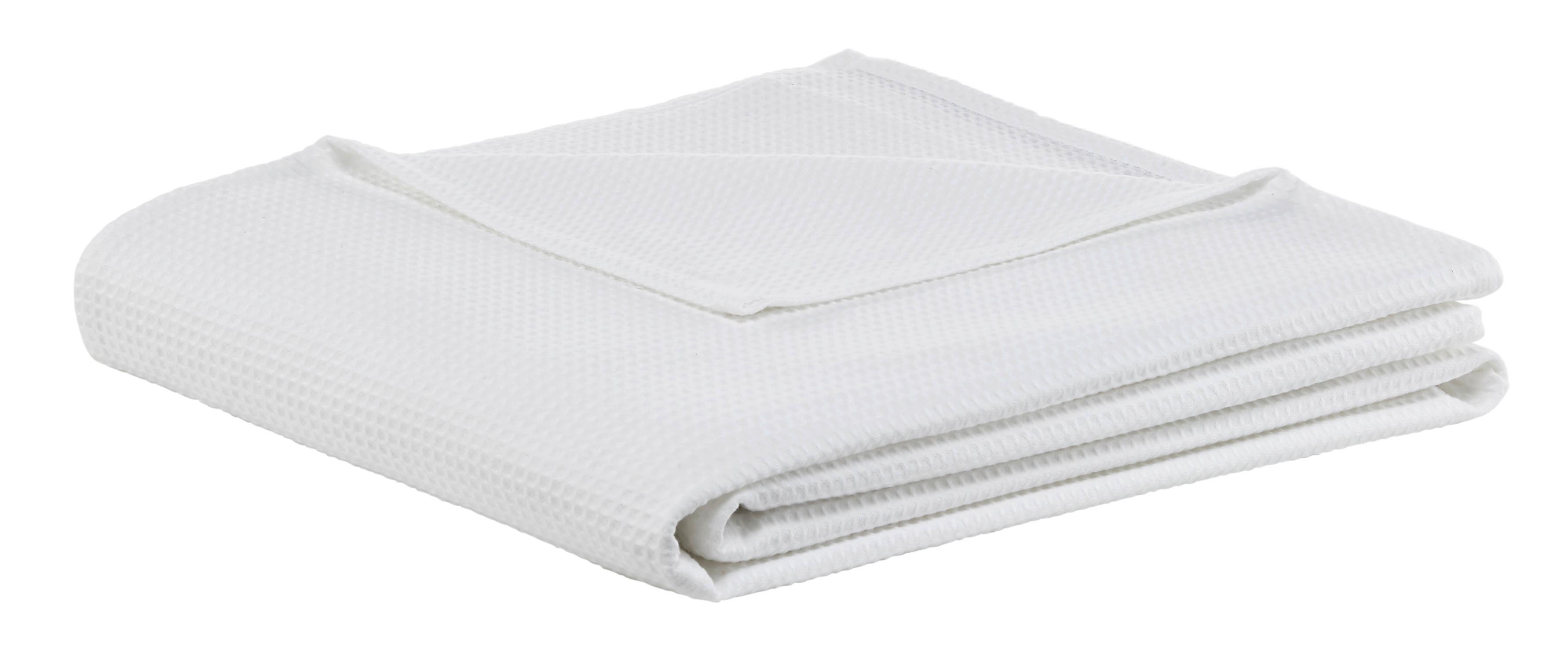 Denná Prikrývka Gerard, 150/200cm, Biela - biela, Konvenčný, textil (150/200cm) - Modern Living