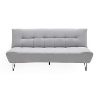 Rozkladacia pohovka GELI sivá - čierna/svetlosivá, Modern, kov/drevo (192/88/97cm) - P & B