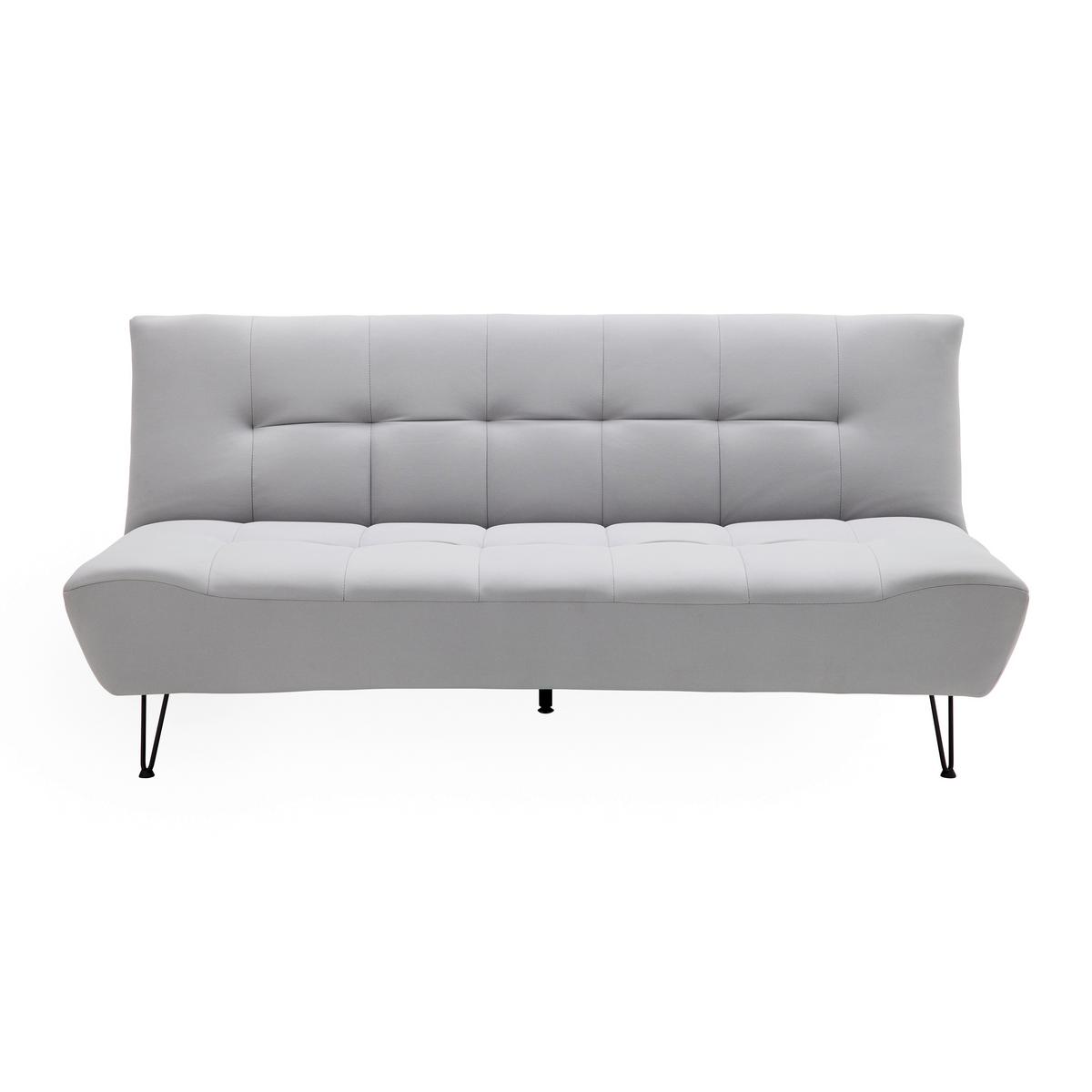 Rozkladacia pohovka GELI sivá - čierna/svetlosivá, Modern, kov/drevo (192/88/97cm) - P & B
