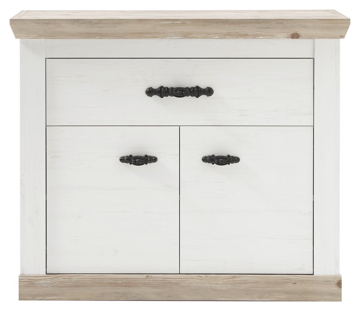 Kommode Florenz Hellbraun/Pinienfarben B:107cm - Hellbraun/Pinienfarben, Design, Holzwerkstoff (107/87/45cm) - MID.YOU