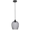 Hängeleuchte Corona Grau B: 18 cm - Grau, Basics, Glas (18/18/27cm) - Kayoom