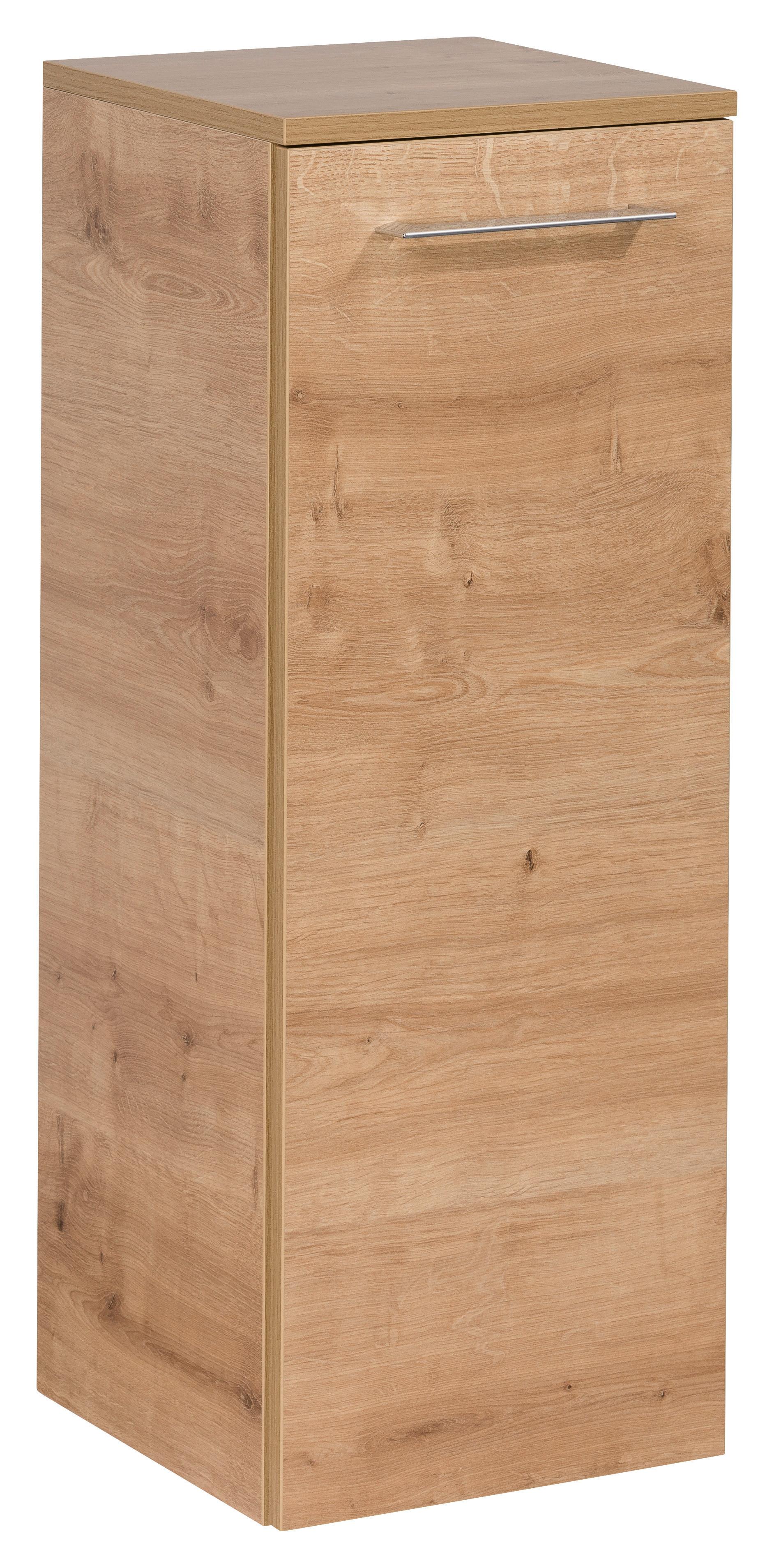 Hängender Midischrank B. Perfekt B: 30,5 cm Eiche Dekor - Eichefarben, MODERN, Glas/Holzwerkstoff (30,5/81/32cm) - MID.YOU
