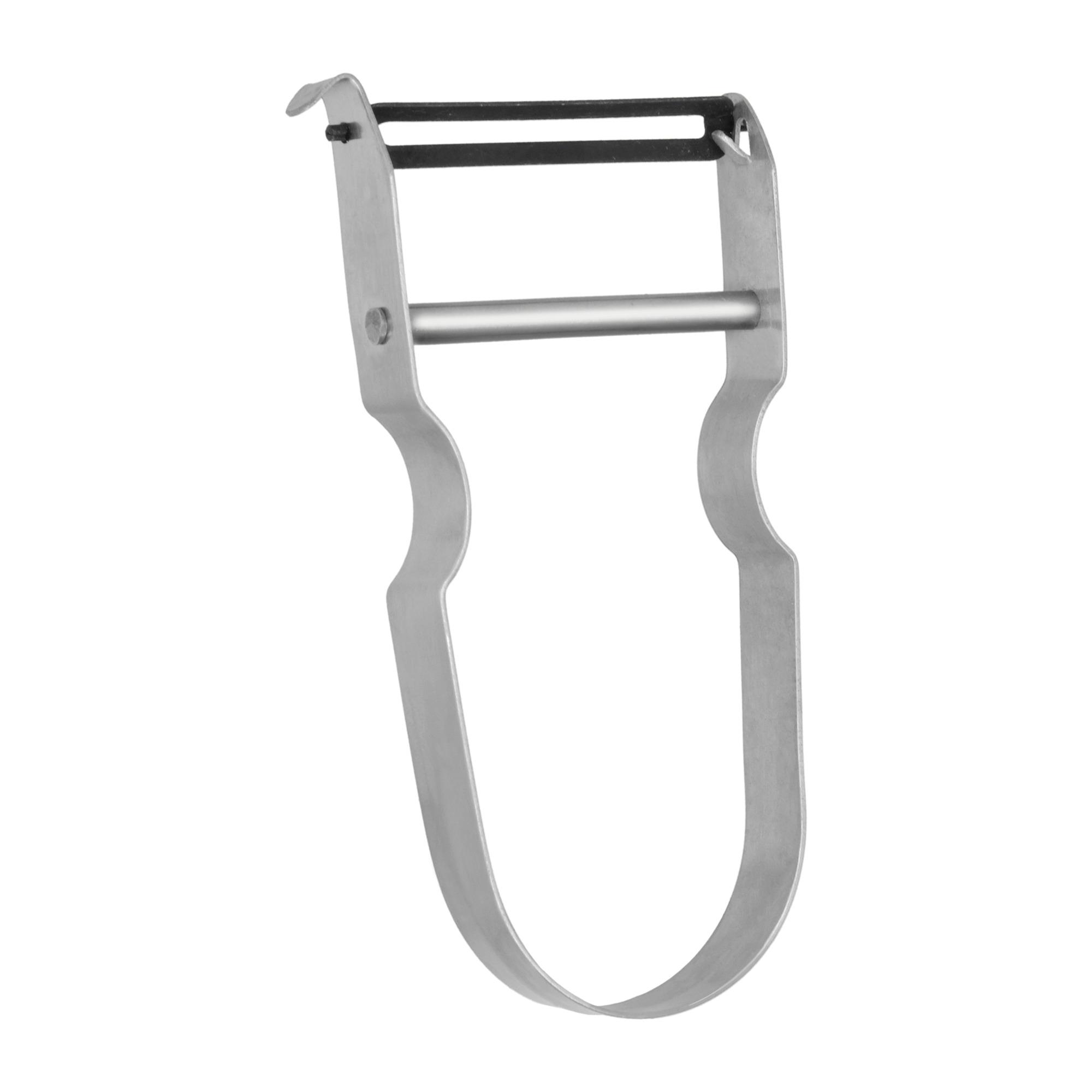 Sparschäler Mariam Chrom B/h/t: Ca. 6,8/16/1,7 Cm - Edelstahlfarben, Basics, Metall (6,8/16/1,7cm) - Metaltex