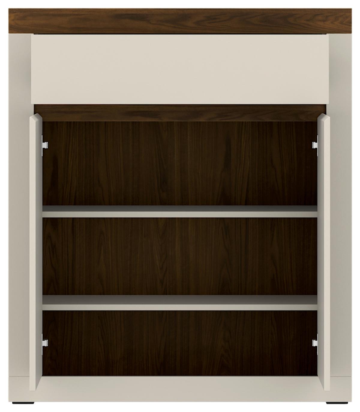 Kommode Salo Kaschmir/Nussbaum B: 94,2cm - Kaschmir/Nussbaumfarben, MODERN, Holzwerkstoff (94,2/109/36,6cm)