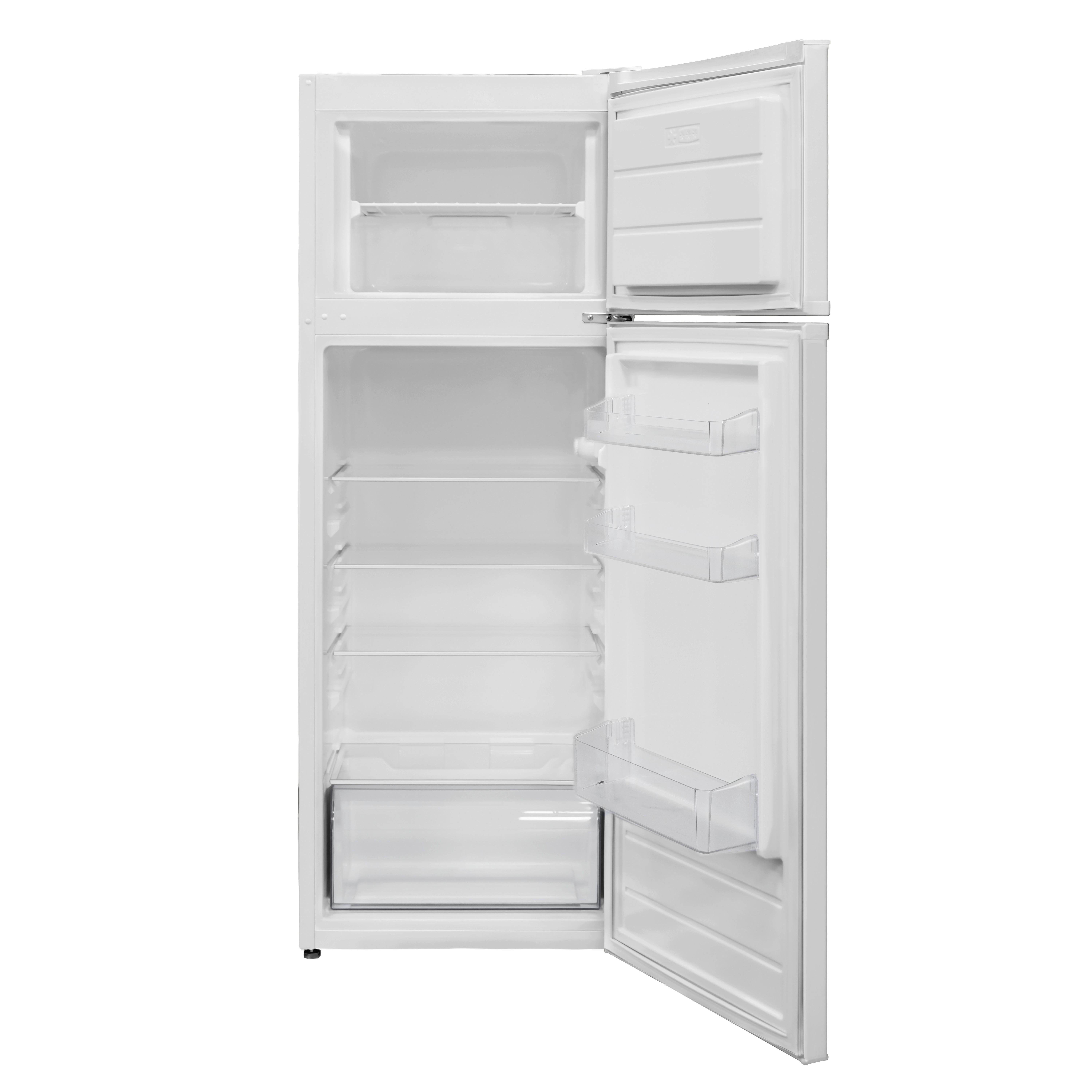 Kühl-gefrierkombination Va-Cflt145ewn Weiß 171+42 L - Weiß, Basics, Glas/Kunststoff (54/144/57cm) - Vestel