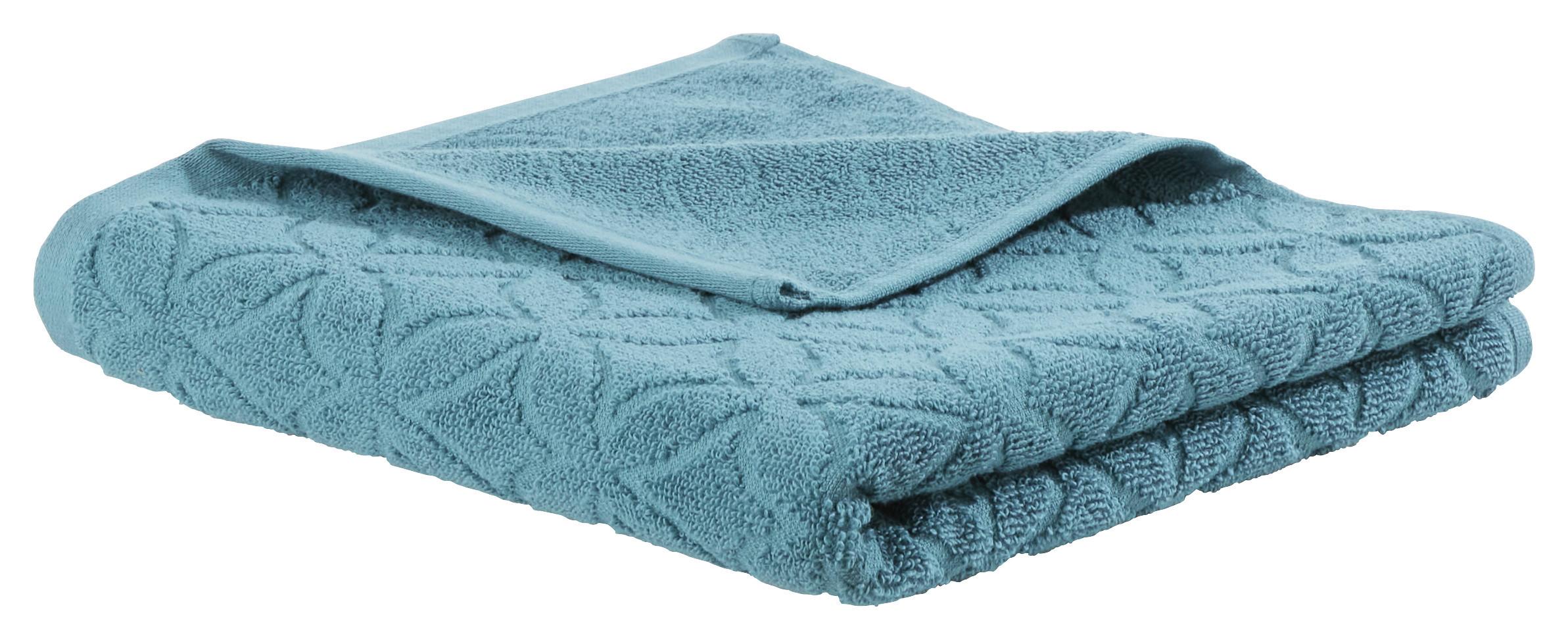 RUČNÍK Naime, 50/100cm, modrá - modrá, Lifestyle, textil (50/100cm) - Modern Living