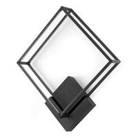 LED-Deckenleuchte 5002/Plmn - Schwarz, Design, Metall (45/45/13cm)
