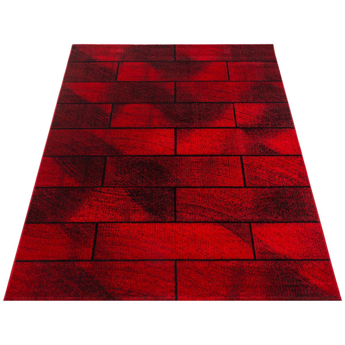 Läufer Beta - Rot, Basics, Textil (80/250cm) - Novel