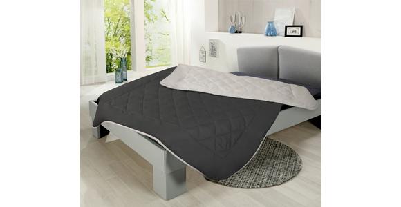 Steppdecke Annika Leicht 140x200 cm - Taupe/Grau, MODERN, Textil (140/200cm) - Luca Bessoni