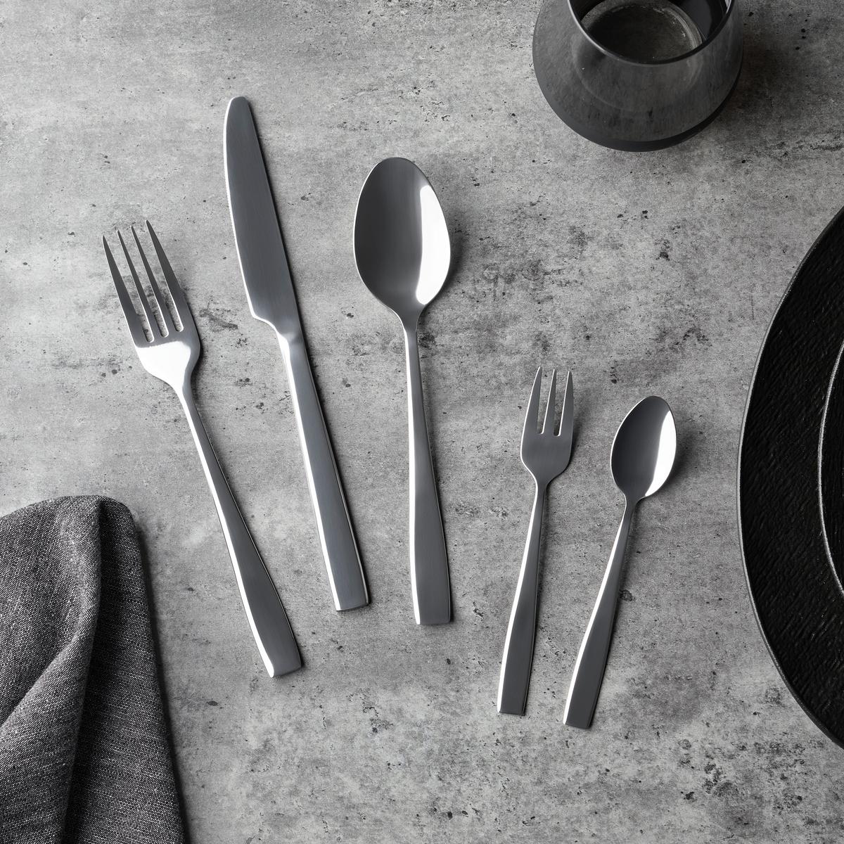 Sada příborů IVANA 60-dílná - barvy nerez oceli, Konvenční, kov - Mömax