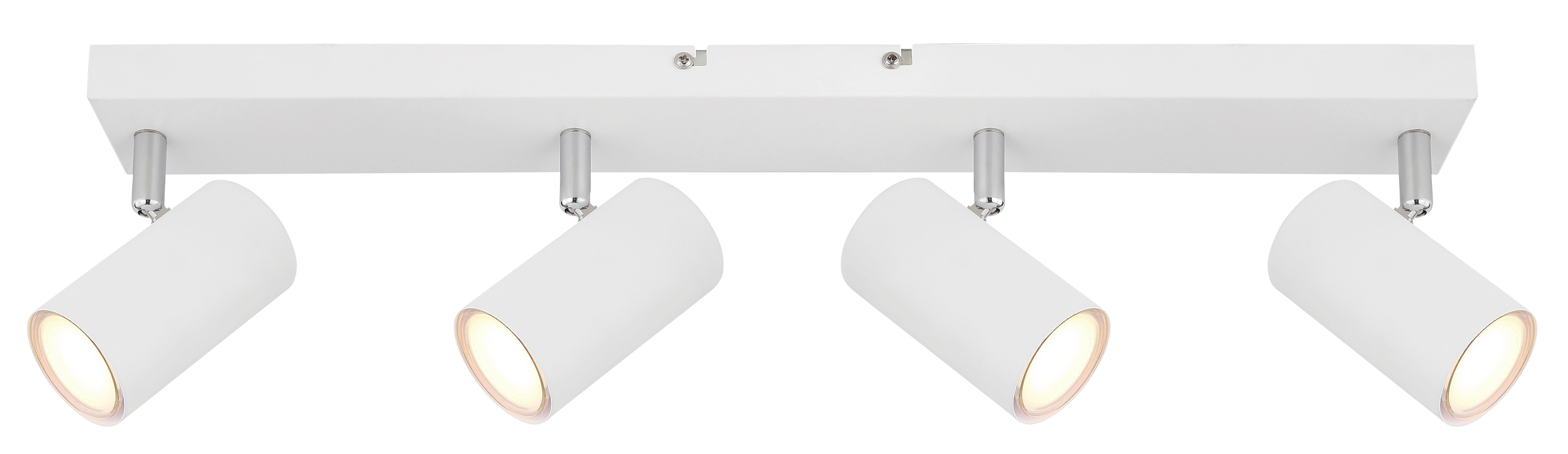 Strahler 57911-4w - Weiß, Design, Metall (56/6/12cm) - Globo