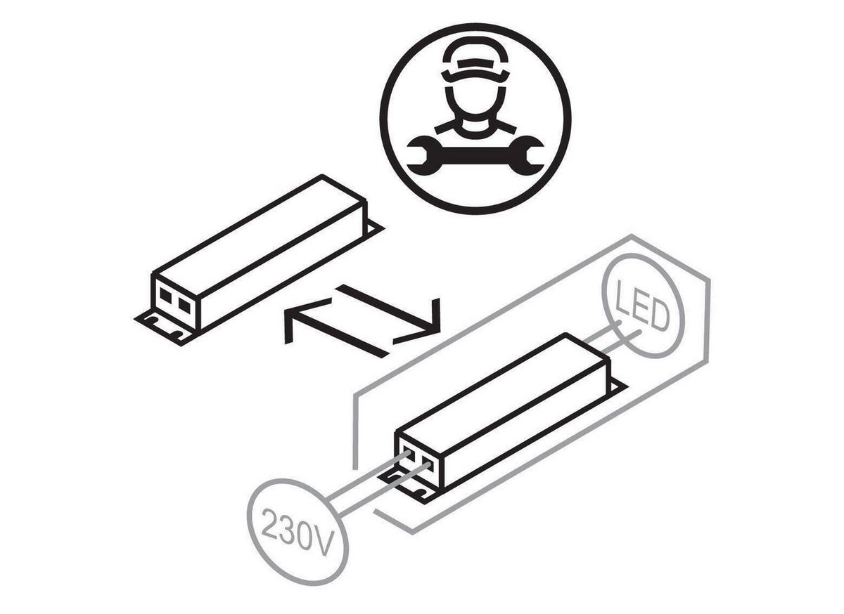 LED-Tischleuchte 40486 Tallri - Nickelfarben, KONVENTIONELL, Metall (23/135cm) - Fischer & Honsel