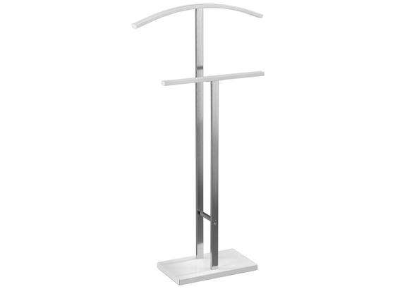 Vešiak Na Odev Helma - biela/chrómová, Moderný, kov (48/100/20cm) Vešiak Na Odev Helma - biela/chrómová, Moderný, kov (48/100/20cm)