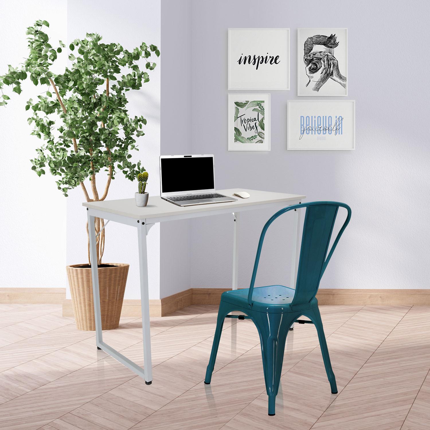 Stuhl Vantaggio Comfort Stapelbar Petrol Bis 150 Kg - Petrol, Basics, Metall (44/84/54cm) - MID.YOU