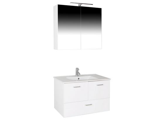 Badezimmer Bergamo - Weiß, KONVENTIONELL, Keramik/Holzwerkstoff (80/72/46cm) Badezimmer Bergamo - Weiß, KONVENTIONELL, Keramik/Holzwerkstoff (80/72/46cm)