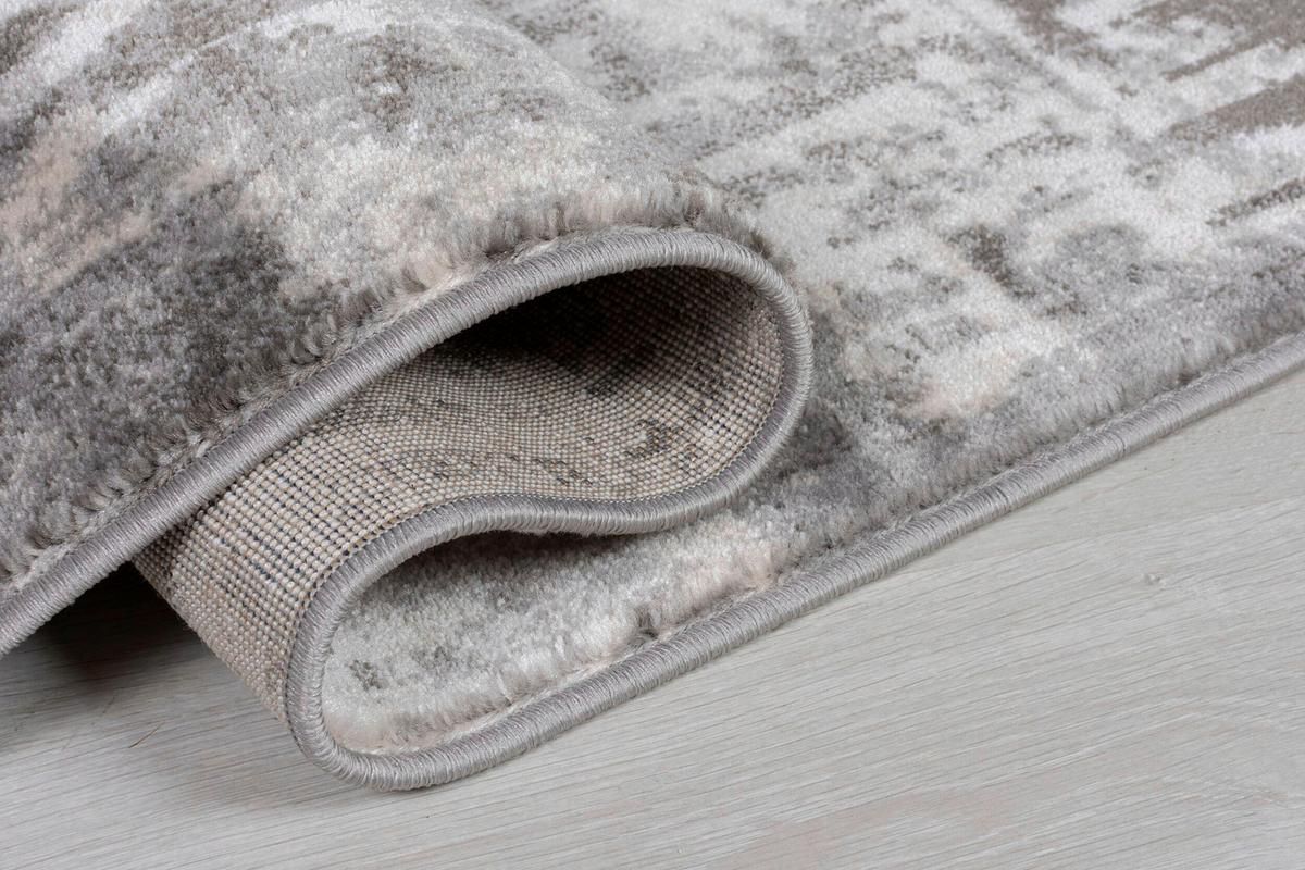 Webteppich Wonderlust - Grau, KONVENTIONELL, Textil (200/290cm)