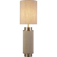 Tischleuchte Flask Eu59041sn - Nickelfarben, LIFESTYLE, Kunststoff/Textil (22/22/72cm)