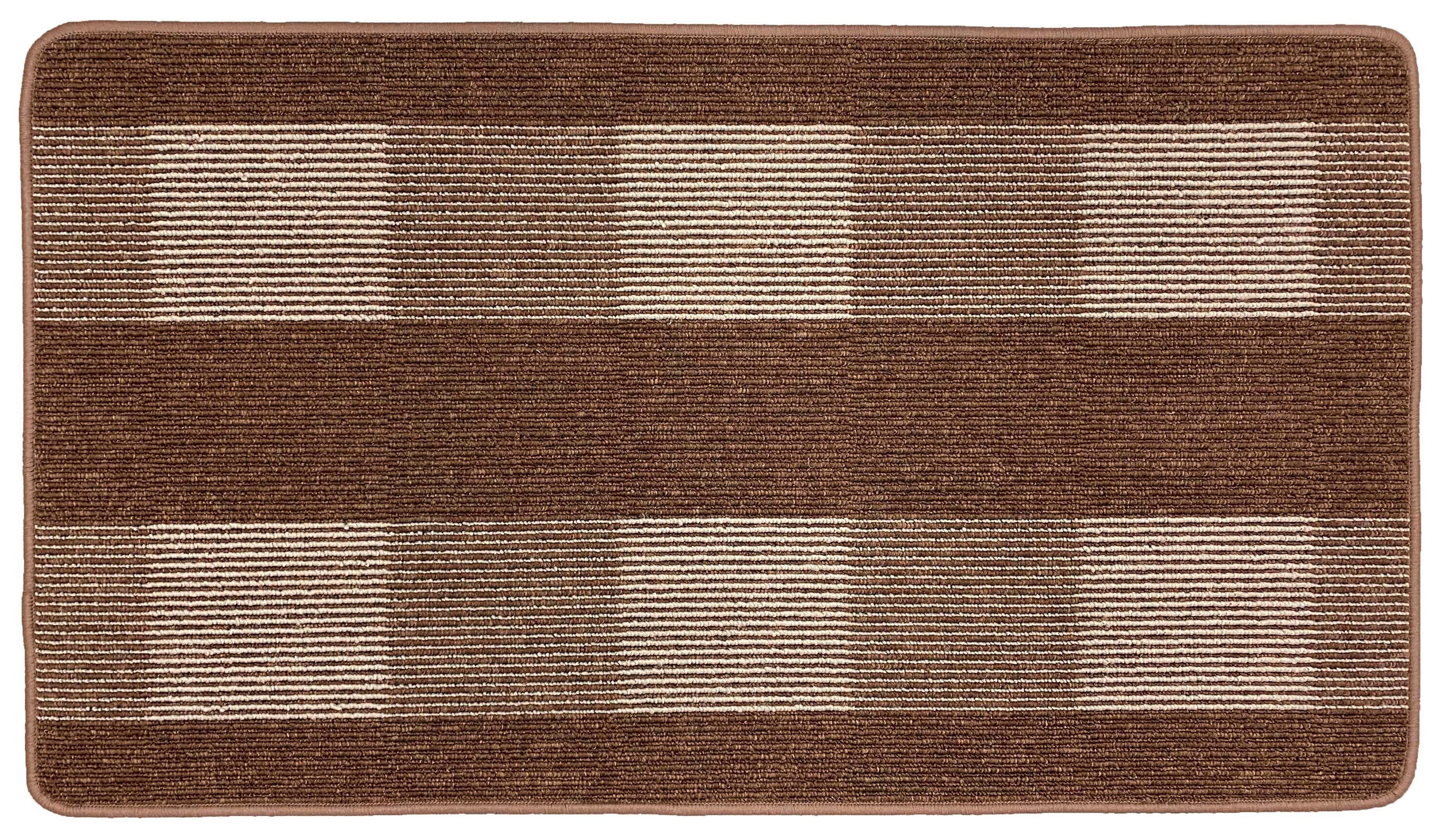 Teppich Läufer Braun Terry 67x120 Cm - Braun, Basics, Kunststoff (67/120cm) - Ondega