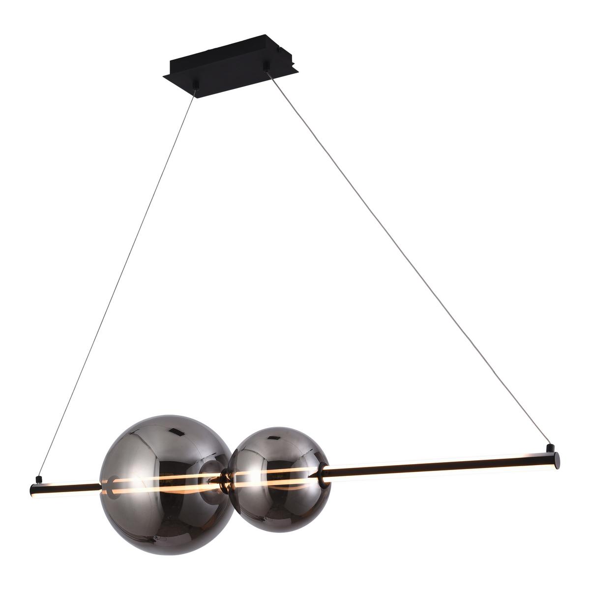 Led-pendelleuchte 6140542 Nova - Design, Glas/Metall (105,3/25/150cm) - Näve