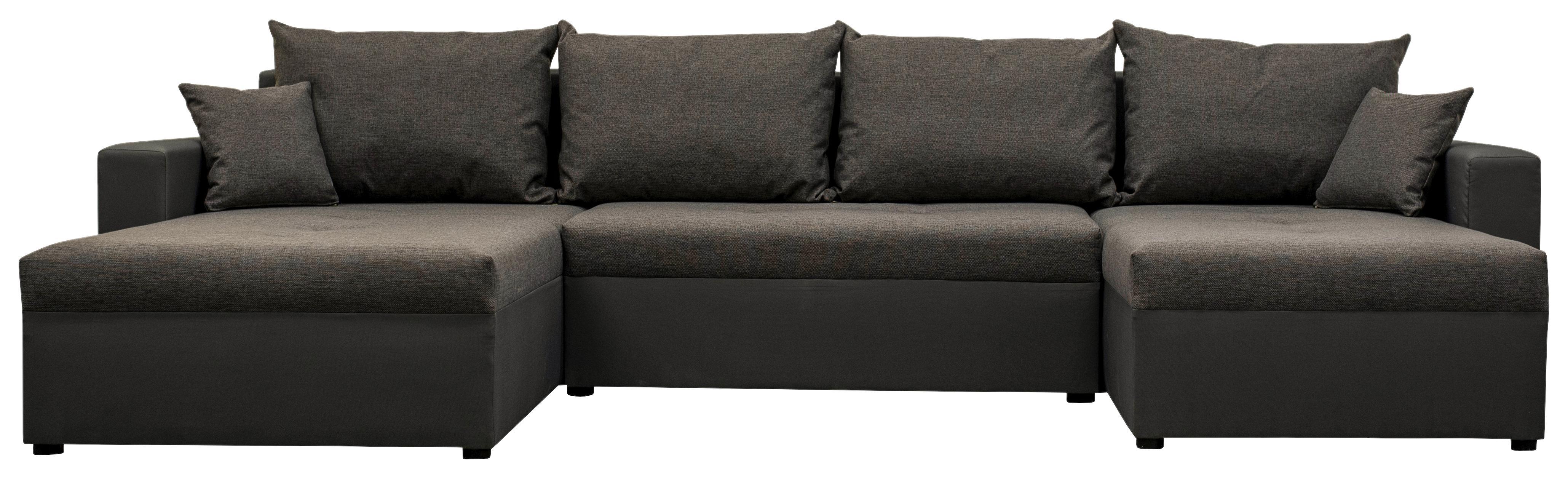 Sedacia Súprava Nena - sivá, Basics, textil (322/85/165/145cm)