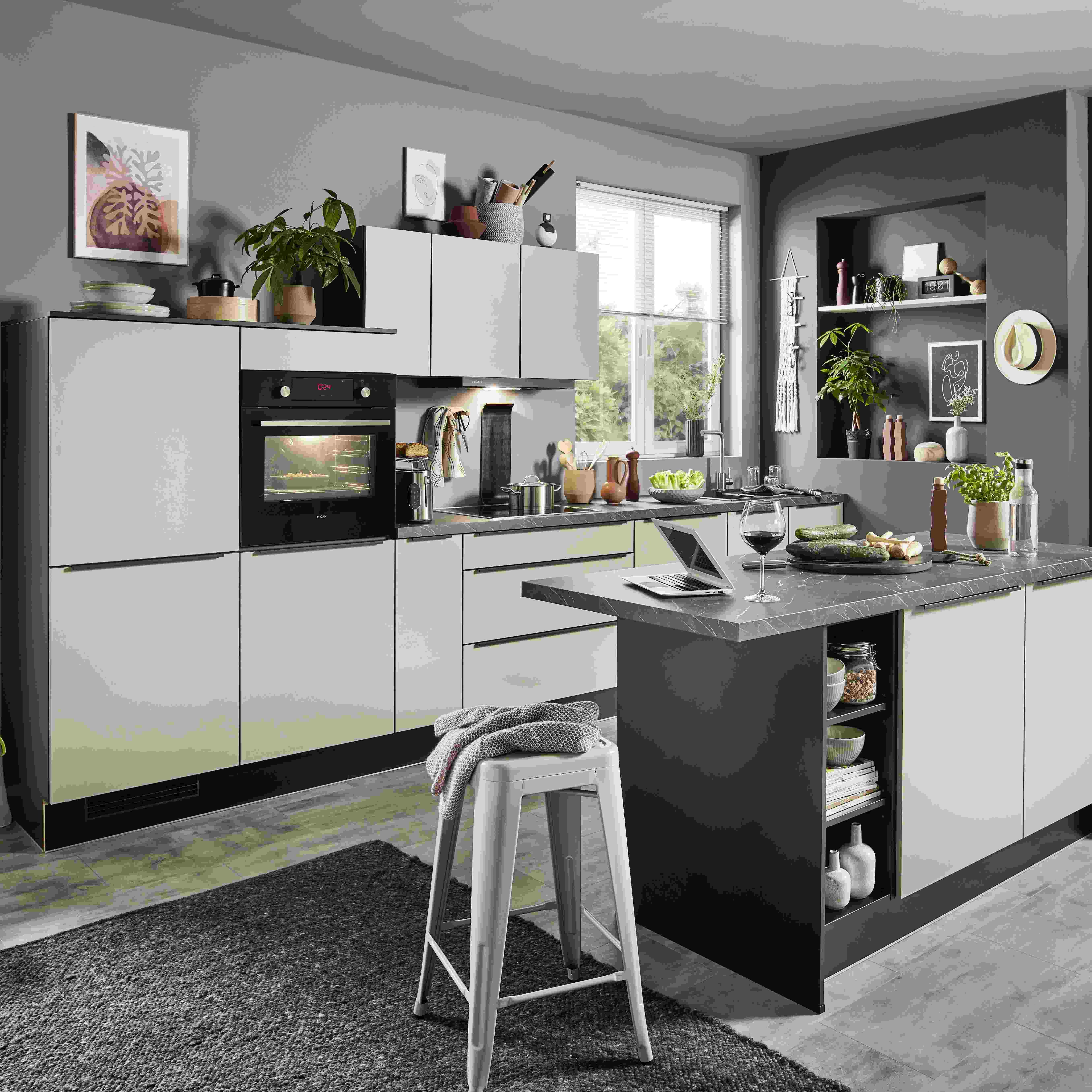 Frontfarbe Ip2200 Weiß - Weiß, MODERN, Holzwerkstoff - Impuls