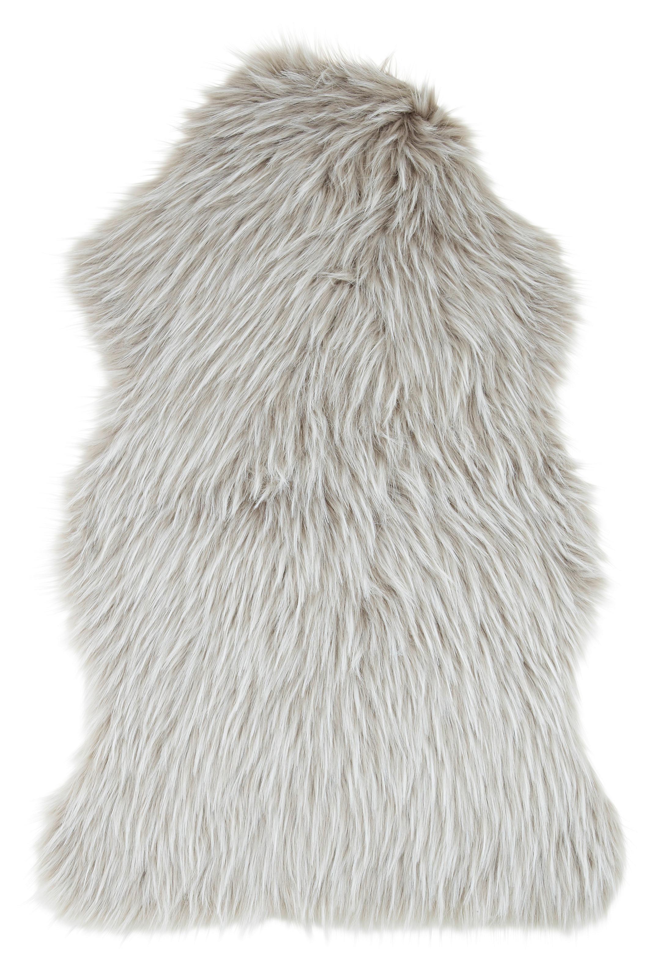 Umelá Kožušina Marina, 90/60cm, Sivohnedá - sivohnedá/biela, textil/kožušina (60/90cm) - Modern Living