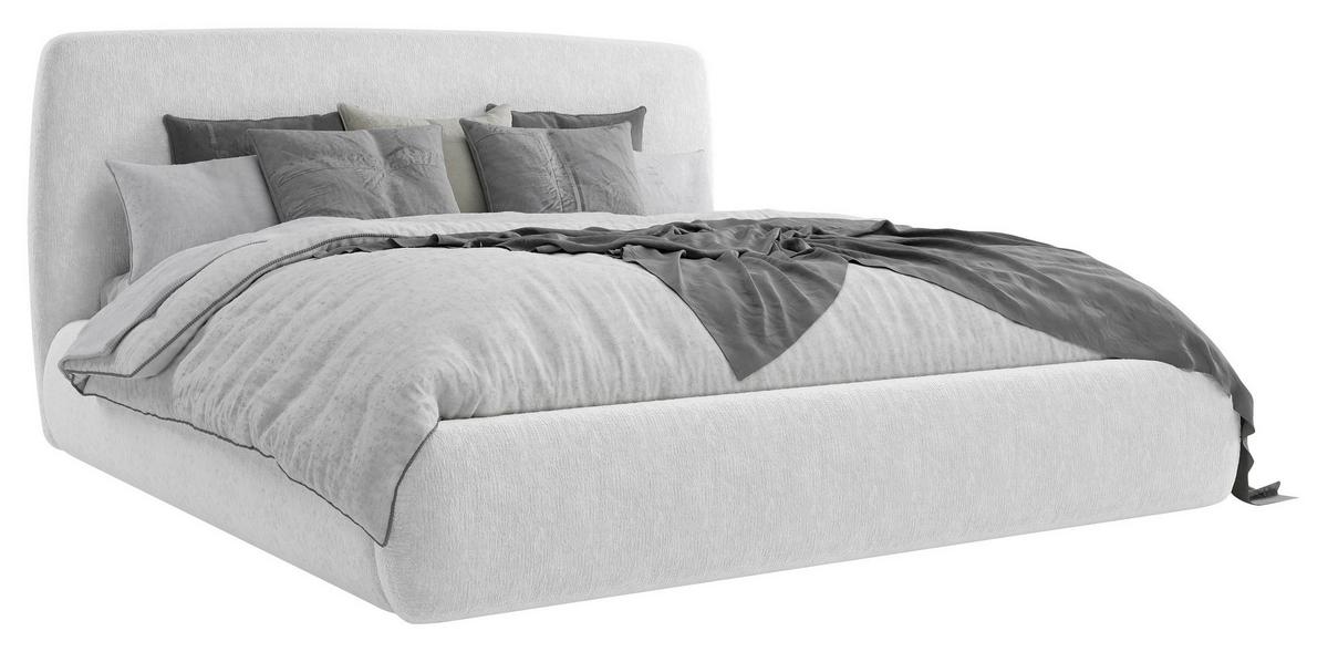 Polsterbett Diun 160x200 cm Grau - Grau, MODERN, Holz/Holzwerkstoff (160/200cm) - MID.YOU