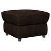 Polsterhocker Boston Braun Chenille - Schwarz/Braun, KONVENTIONELL, Textil (68/45/68cm) - Livetastic