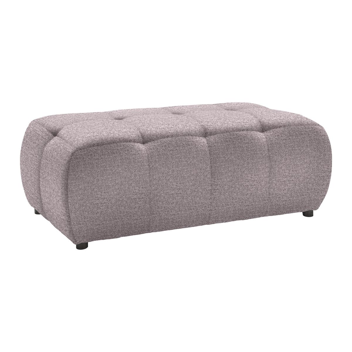 Taburet SOFI, šeříková - černá/šeříková, Moderní, textil (128/48/70cm) - Premium Living